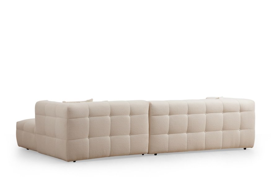 NORDVRK Cady 3-personers. hyre - Beige hjrnesofa