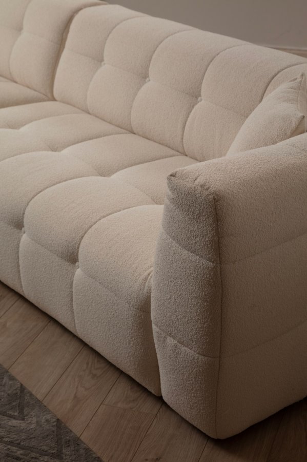 NORDVRK Cady 3-personers. venstre - Beige hjrnesofa