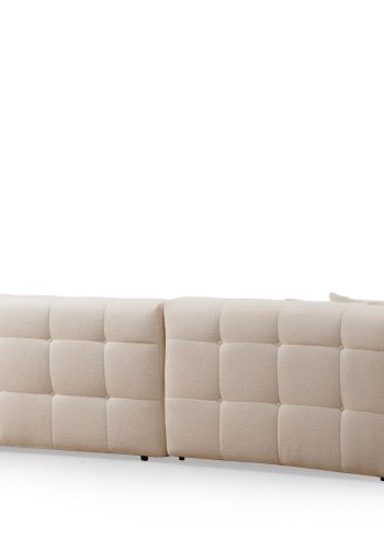 NORDVRK Cady 3-personers. venstre - Beige hjrnesofa