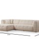 NORDVRK Cady 3-personers. venstre - Beige hjrnesofa