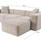 NORDVRK Lora (L1-O1-1R-POUFFE ) - Mokka hjrnesofa
