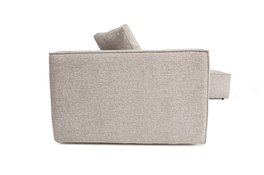 NORDVRK Lora (L1-O1-1R-POUFFE ) - Mokka hjrnesofa