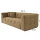 NORDVRK Cady - Khaki 3-seters sofa