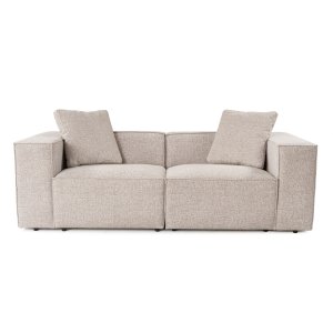 NORDVÄRK Lora 2 pers. sofa - mokka stof