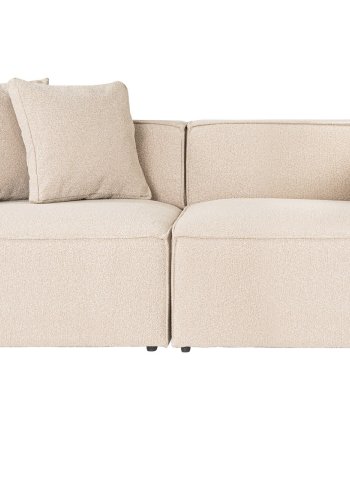 NORDVRK Lora 2-personers. - Ferskenfarget 2-seters sofa