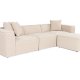 NORDVRK Lora (L1-O1-1R-POUFFE ) - Peach hjrnesofa