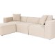 NORDVRK Lora (L1-O1-1R-POUFFE ) - Peach hjrnesofa