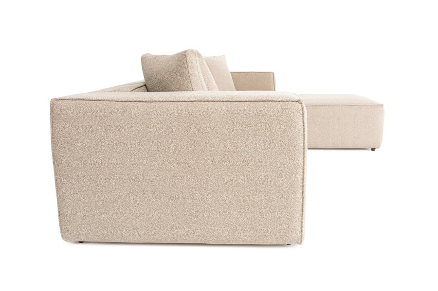 NORDVRK Lora (L1-O1-1R-POUFFE ) - Peach hjrnesofa