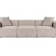 NORDVÄRK Lora 3-seter - Mokka 3-seter sofa