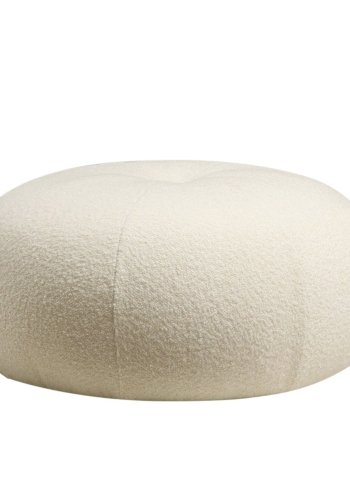 NORDVRK Tina - Bouclet hvit puff