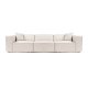 NORDVRK Lora 3-personers. - Lys brun 3-seters sofa