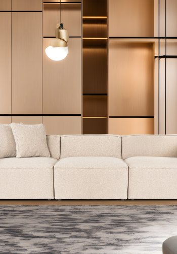 NORDVRK Lora 3-seter - Peach 3-seter sofa