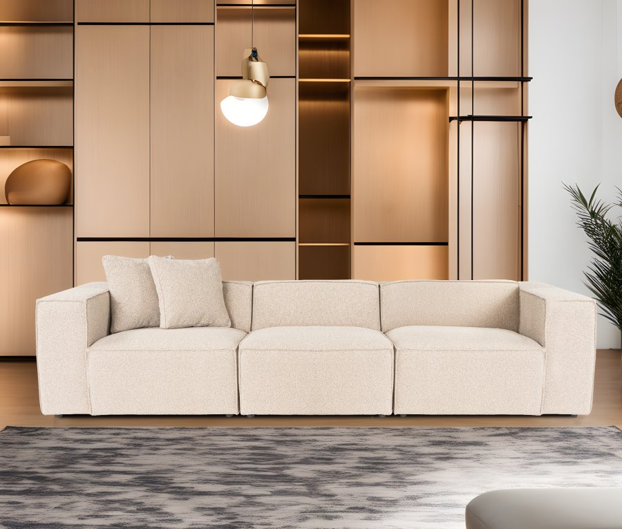 NORDVRK Lora 3-seter - Peach 3-seter sofa