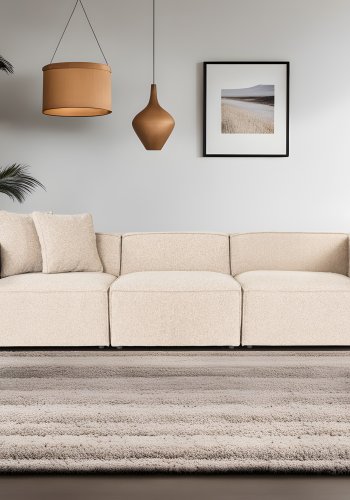 NORDVRK Lora 3-seter - Peach 3-seter sofa