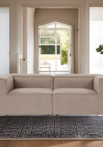 NORDVRK Fora 2-seter - Brun 2-seter sofa