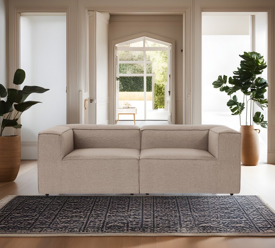 NORDVRK Fora 2-seter - Brun 2-seter sofa