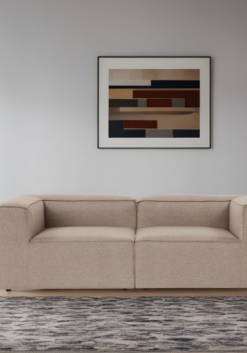 NORDVRK Fora 2-seter - Brun 2-seter sofa