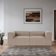 NORDVRK Fora 2-seter - Brun 2-seter sofa