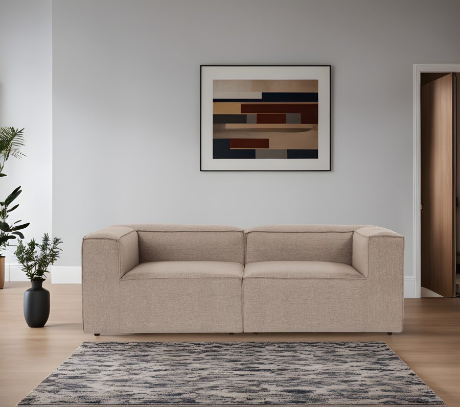 NORDVRK Fora 2-seter - Brun 2-seter sofa