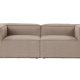 NORDVRK Fora 2-seter - Brun 2-seter sofa