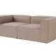 NORDVRK Fora 2-seter - Brun 2-seter sofa
