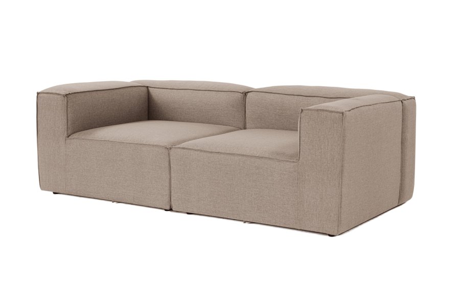 NORDVRK Fora 2-seter - Brun 2-seter sofa