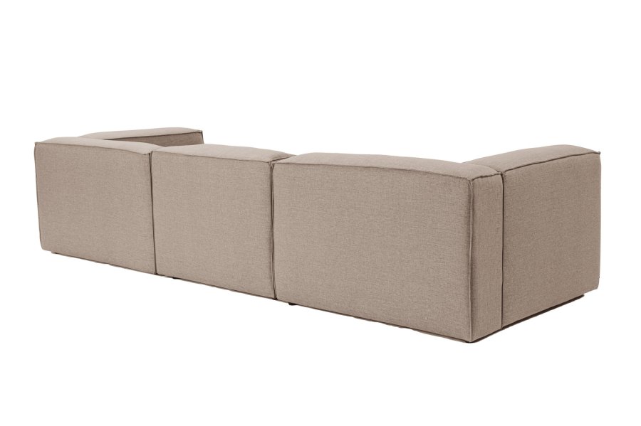 NORDVRK Fora 3-seter - Brun 3-seter sofa