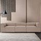 NORDVRK Fora 3-seter - Brun 3-seter sofa