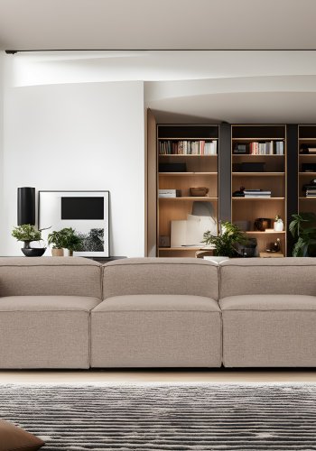 NORDVRK Fora 3-seter - Brun 3-seter sofa