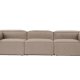 NORDVRK Fora 3-seter - Brun 3-seter sofa
