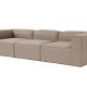 NORDVRK Fora 3-seter - Brun 3-seter sofa