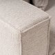NORDVRK Sora (L1-O1-O1-1R-POUFFE ) - Sandbeige hjrnesofa