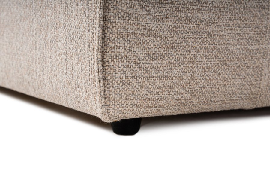 NORDVRK Sora (L1-O1-O1-1R-POUFFE ) - Sandbeige hjrnesofa