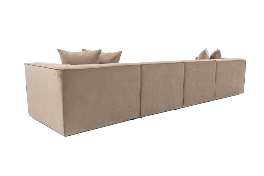 NORDVRK Sora (L1-O1-O1-1R-POUFFE ) - Cappuccino hjrnesofa