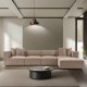 NORDVRK Sora (L1-O1-O1-1R-POUFFE ) - Cappuccino hjrnesofa
