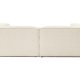 NORDVÄRK Forum 2 pers. sofa - ecru stoff og plast