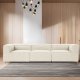 NORDVRK Fora 3 - Ecru 3-seters sofa