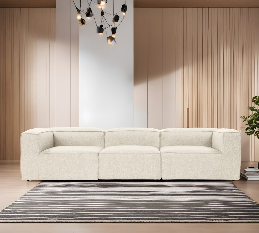 NORDVRK Fora 3 - Ecru 3-seters sofa