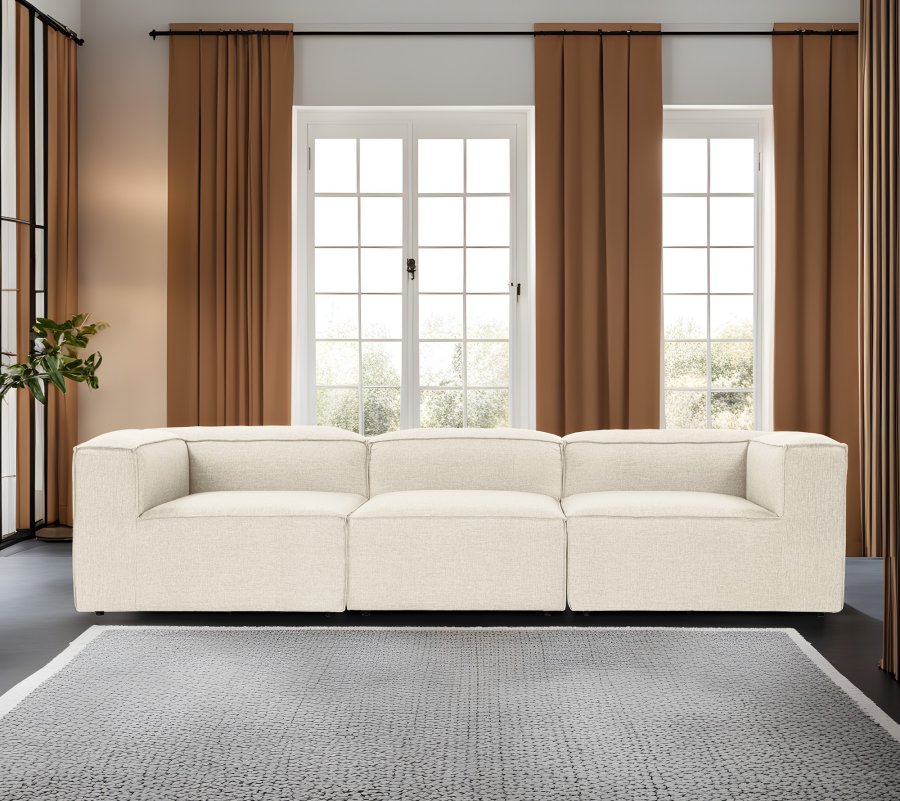 NORDVRK Fora 3 - Ecru 3-seters sofa