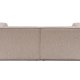 NORDVÄRK Sora 2-manns sofa - sand/beige stoff og plast