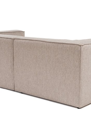 NORDVÄRK Sora 2-manns sofa - sand/beige stoff og plast