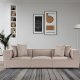 NORDVRK Sora 3 - Sandbeige 3-seters sofa