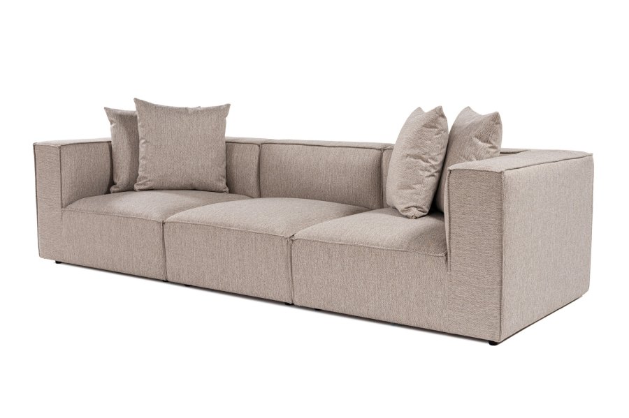NORDVRK Sora 3 - Sandbeige 3-seters sofa