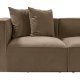 NORDVRK Sora (L1-O1-O1-1R-POUFFE ) - Brun hjrnesofa