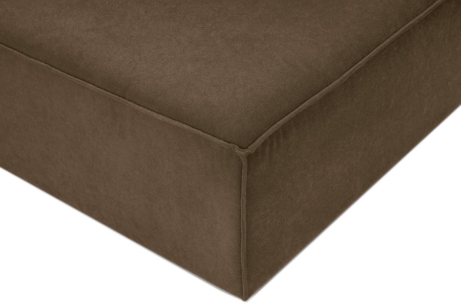 NORDVRK Sora (L1-O1-O1-1R-POUFFE ) - Brun hjrnesofa