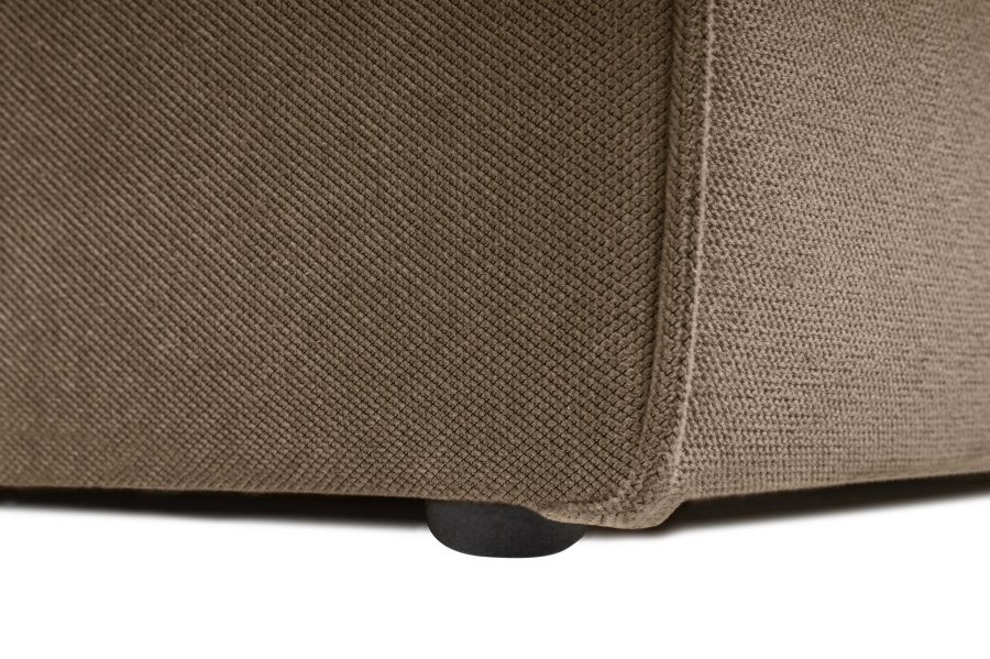 NORDVRK Sora (L1-O1-O1-1R-POUFFE ) - Brun hjrnesofa
