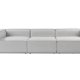NORDVRK Fora 3-seter - Lys gr 3-seter sofa