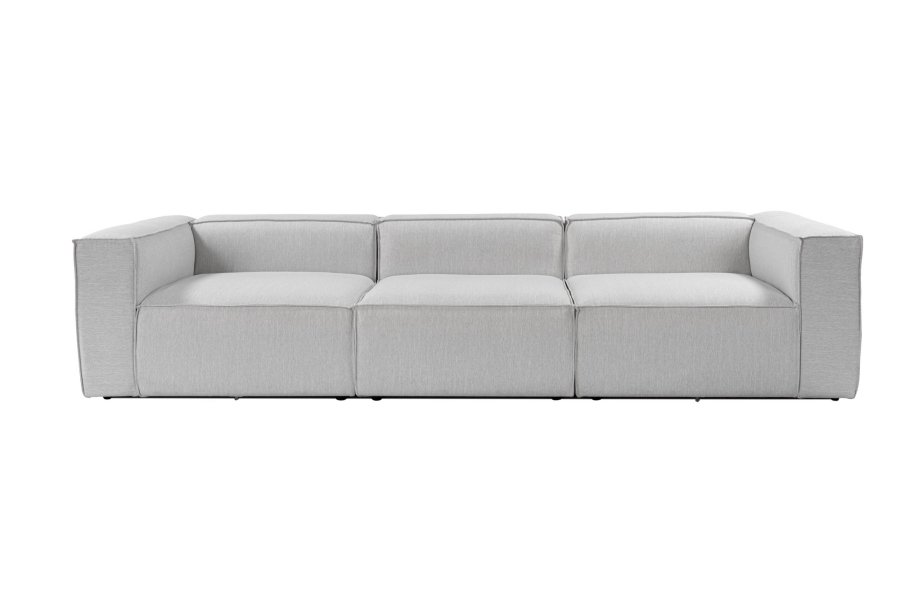 NORDVRK Fora 3-seter - Lys gr 3-seter sofa