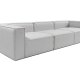 NORDVRK Fora 3-seter - Lys gr 3-seter sofa