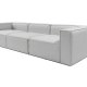 NORDVRK Fora 3-seter - Lys gr 3-seter sofa